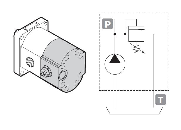 Galtech Relief Valve for 3SP VLPI & VLPE Rear Cover 81 - 200 Bar