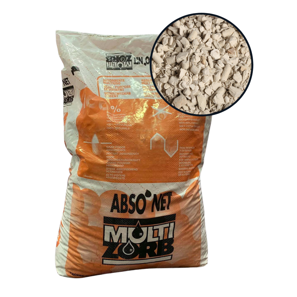 Flowfit ABSO'NET Multizorb Oil Absorbent Spill Clay Granules 20L