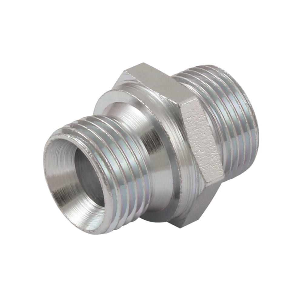  3/8" BSP Parallel Male x 15mm OD, Body Only, 60° Cone, Light Duty, Stud Coupling	