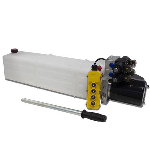 Flowfit V Dc Double Double Acting Hydraulic Power Pack With L Tank