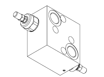 Flowfit Double Overcentre Valve 3/4" for Danfoss Motors OMT 