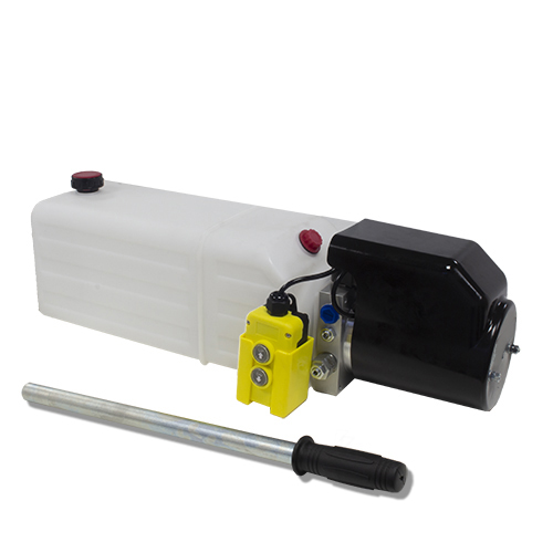 12V DC Double Acting Hydraulic Power pack with 2.5L Tank & Back Up Hand Pump 1.6KW