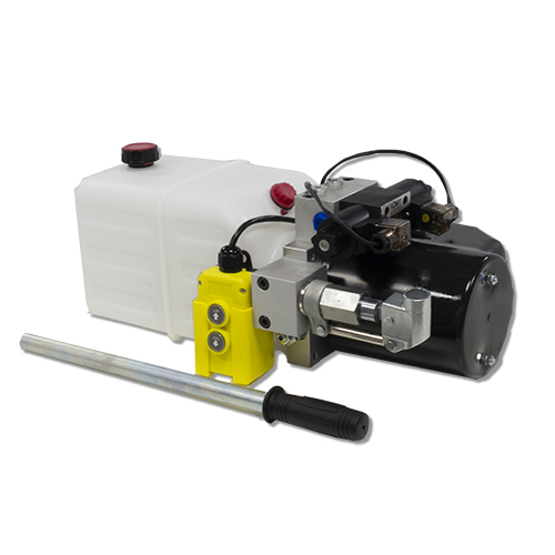 24V DC Double Acting Hydraulic Power pack with 2.5L Tank, Back Up Hand Pump & Wireless Remote 1.6KW