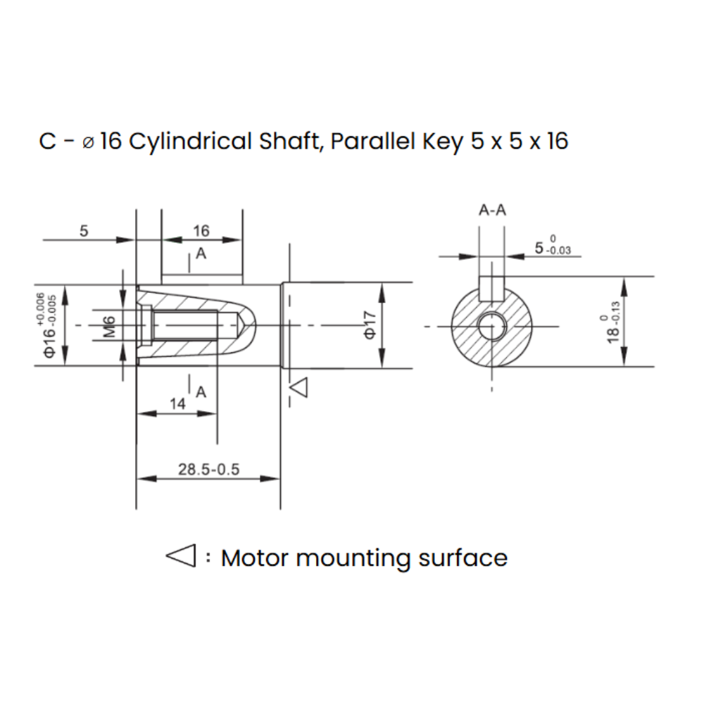 20CC, Side Port, Low Speed High Torque Hydraulic Motor