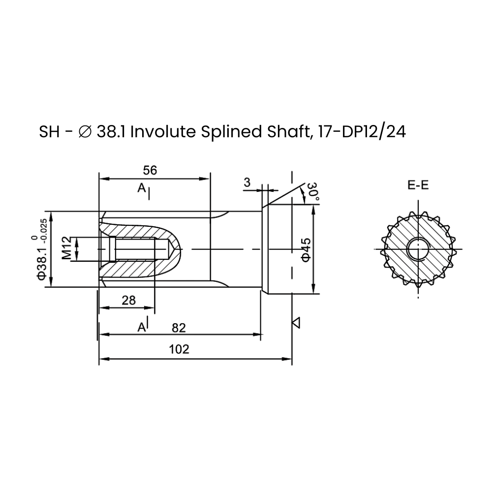 Flowfit Hydraulic Motor 200,8 cc/rev Splined Shaft 1 1/2