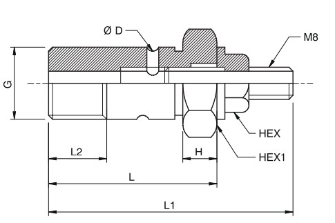 Hydraulic Throttle Screw, VS 1/2