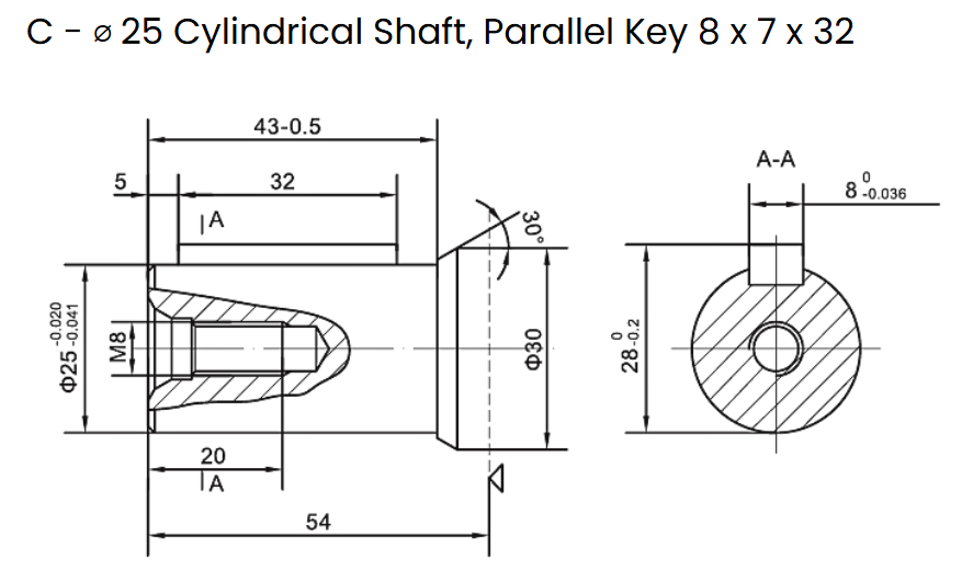 FFPRM-C-SHAFT-25