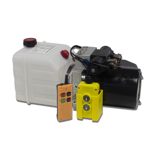 Flowfit 24V DC Double Acting Hydraulic Power pack with 4.5L Tank & Wireless Remote