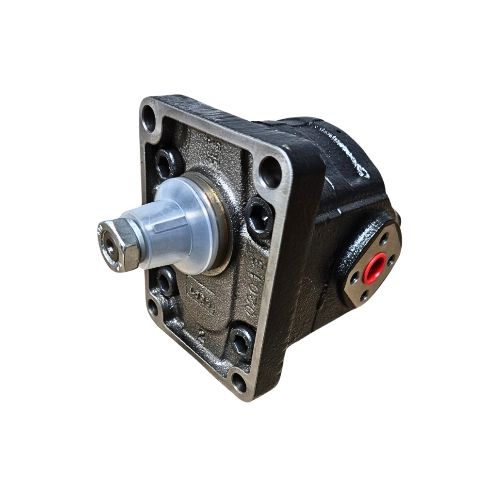 Casappa Cast Iron Hydraulic Gear Pump, Group 2, 8.25cc, Clockwise, 1:8 Tapered Shaft, 4 Bolt European Flange, Flanged Ports, 285bar - KP20.8D0-82E2-LEA/EA-N