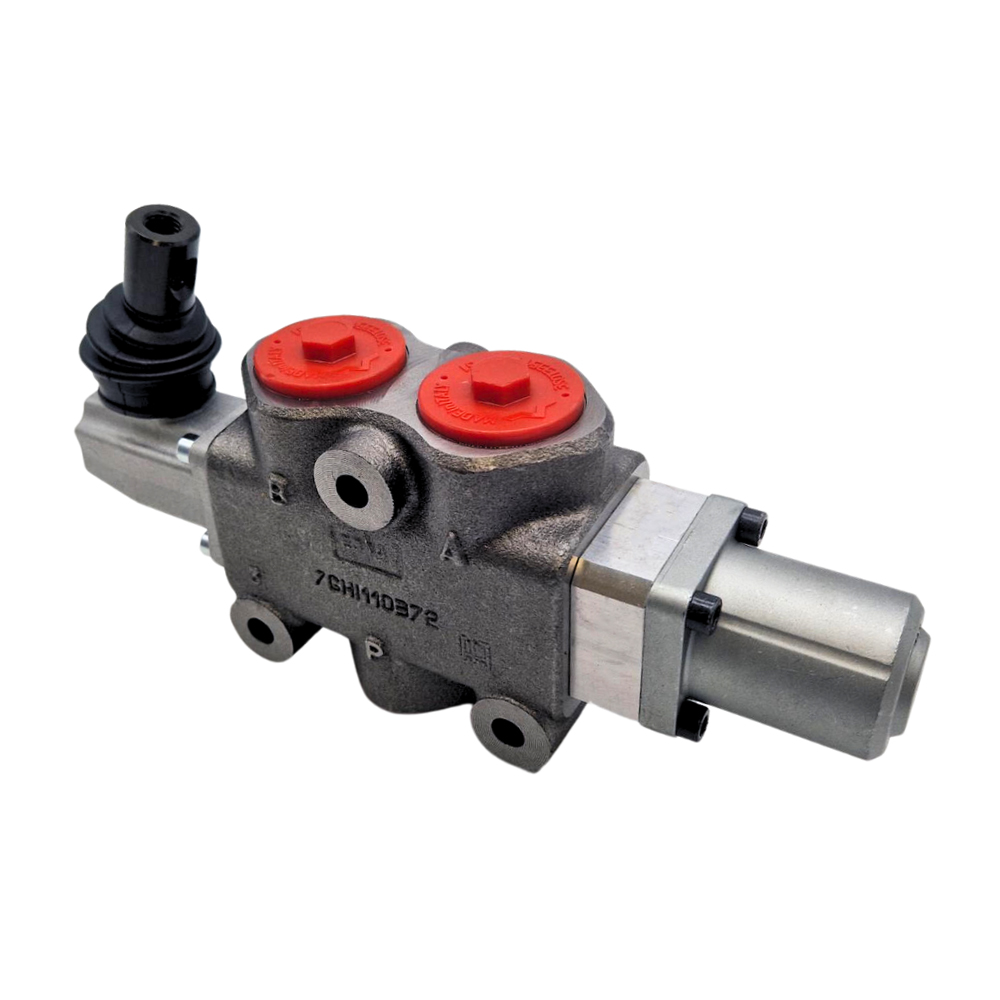 Walvoil, DF25/3B12L, 3 Way, 1" Closed Centre, Detent, Lever Control Manual Spool Diverter Valve