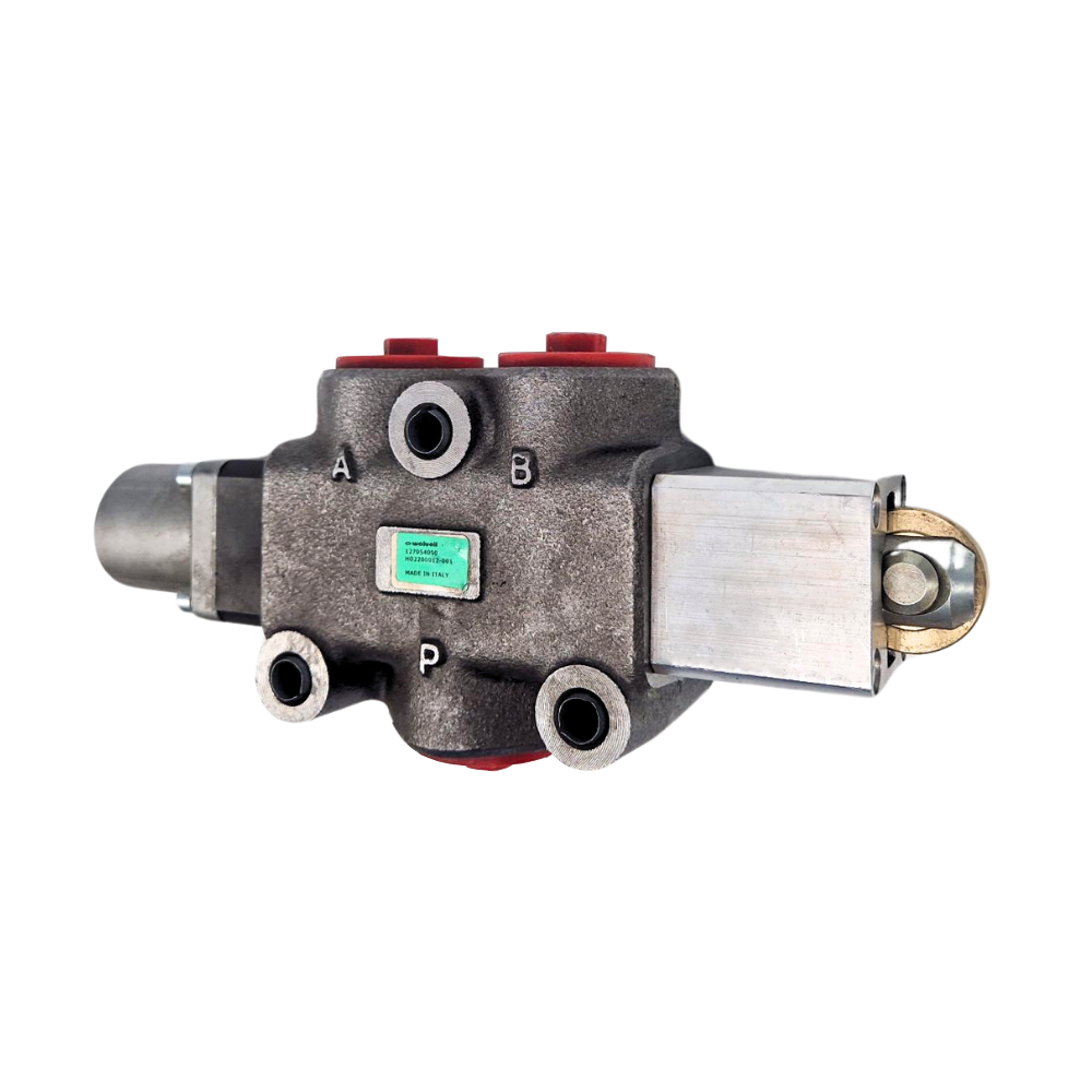 Walvoil, DF25/3AC17CB, 3 Way, 1", Open Centre, Spring Return, Cam Controlled, Manual Spool Diverter Valve