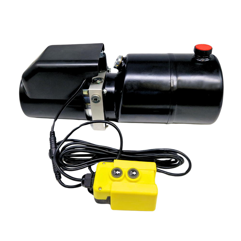 Flowfit 12V DC Single Acting Hydraulic Power Pack 1.6KW With 4L Steel Tank