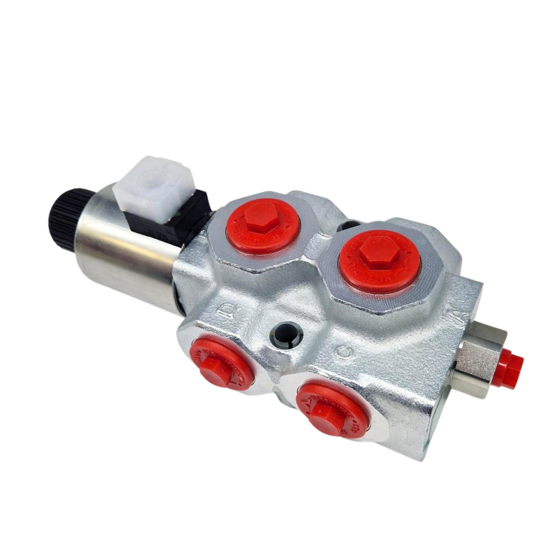 Walvoil, 12V DC, 6 Ways, 3/4" BSP, Open Centre, Drain Port, Solenoid Diverter Valve, DFE20/6A18ES-Y200-12VDC-CRZ Featured Deal