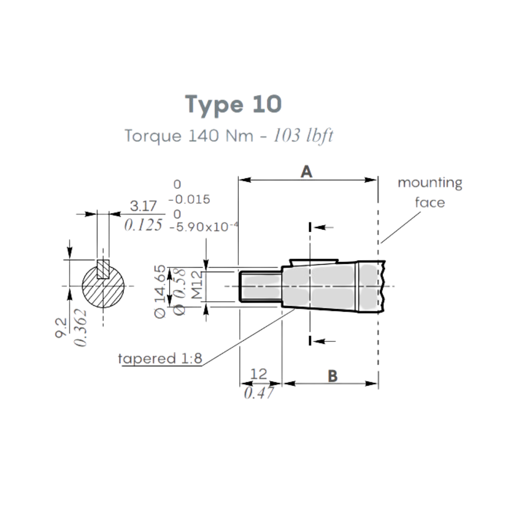 Walvoil 2XP Hydraulic Gear Pump, Group 2, 4.1CC, Clockwise, 1/2" BSP Inlet & Outlet, EU 4 Bolt 1/8 Taper