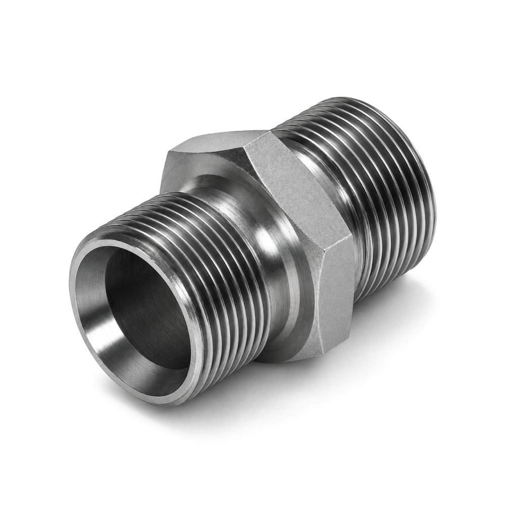 1/8" BSP Male to Male Hydraulic Adaptor 1/8" BSP Male to Male Hydraulic Adaptor