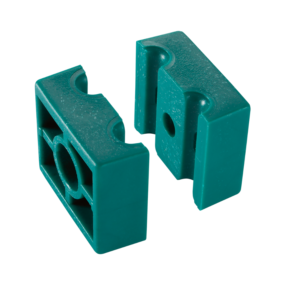 RSB Series, Series B Clamp Halves, Double Polypropylene Inside Smooth, Outside Diameter 10mm, Group 1