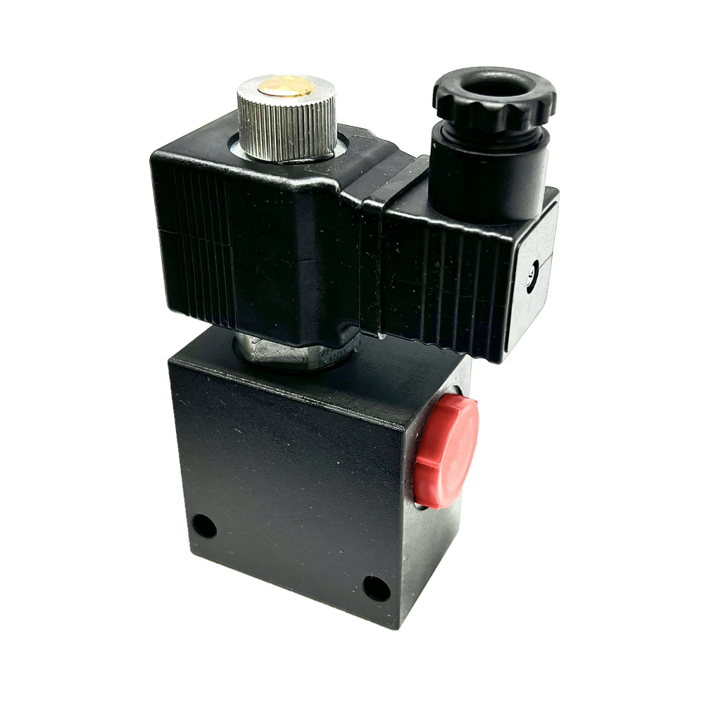 1/2"Bsp 12VDC 2Way Norm Open Poppet 2/2 Valve 70L/min