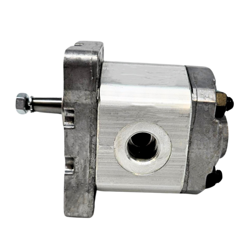 Flowfit Hydraulic Gear Pump, GP1, 1.1CC, Clockwise 3/8" Inlet & 3/8" Outlet BSP Ports, 4 Bolt EU Flange