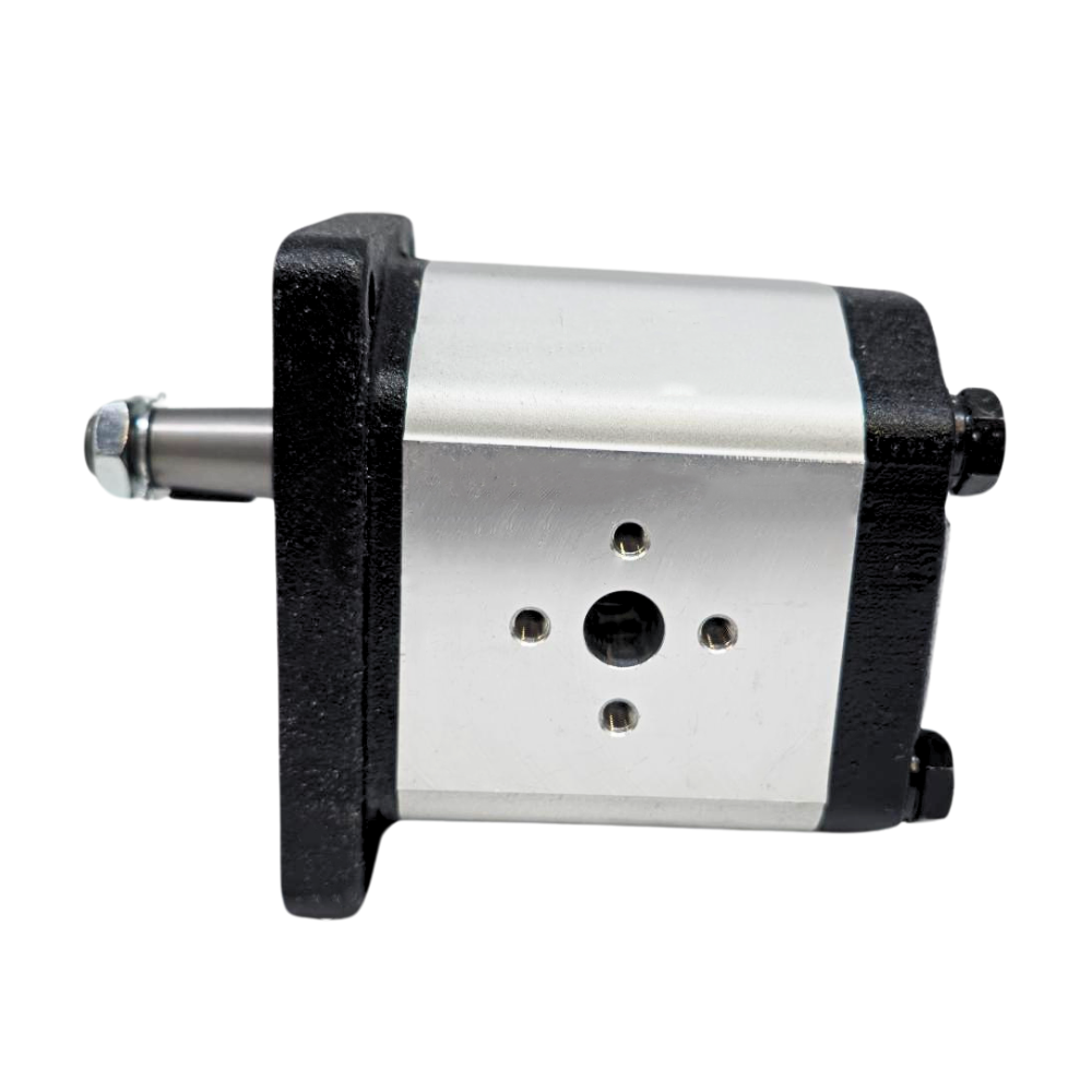 Flowfit Hydraulic Gear Pump, Group 2, 4.0CC, Clockwise 30mm Inlet x 30mm Outlet Flanged Ports, 4 Bolt EU Flange