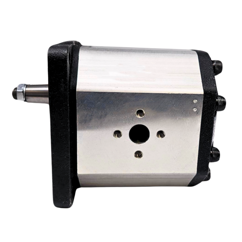 Flowfit Hydraulic Gear Pump, Group 3, Clockwise 25CC, 51mm Inlet x 40mm Outlet Flanged Ports, 4 Bolt EU Flange