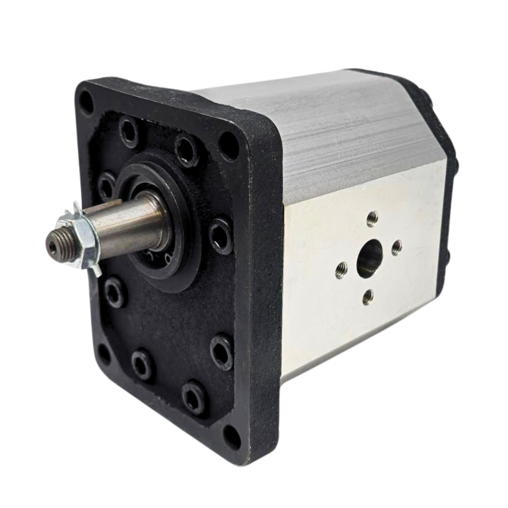 Flowfit Hydraulic Gear Pump, Group 3, Clockwise 25CC, 51mm Inlet x 40mm Outlet Flanged Ports, 4 Bolt EU Flange