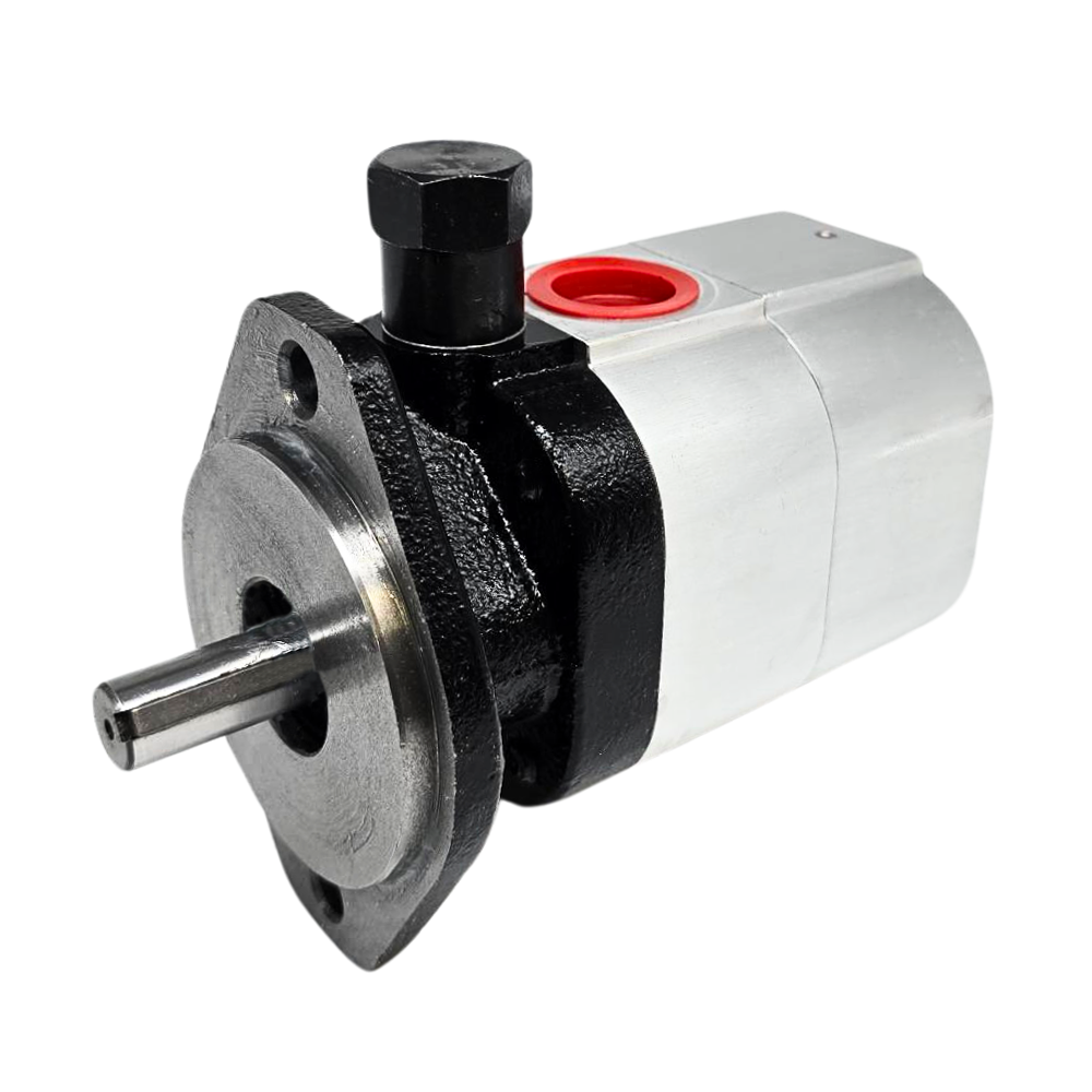 22 GPM Hydraulic two stage Hi-Low gear pump 2 Bolt Flange at 3600 rpm