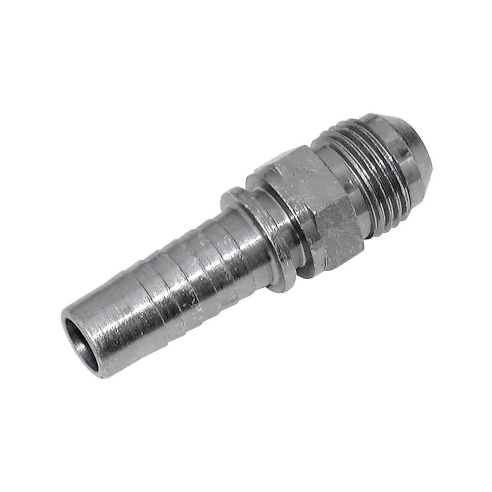 9/16" JIC Female Hose Connector Straight, To Suit 1/4" Hose ID