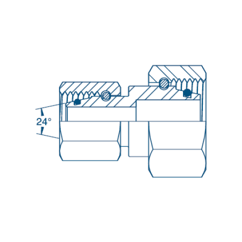 M12 (6L) x M16 (10L) F/F - Complete Hydraulic Adaptor