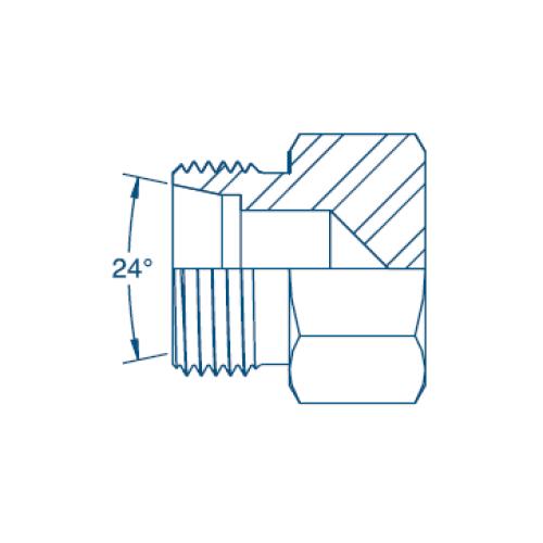 M12 (6L) Blanking End Hydraulic Adaptor