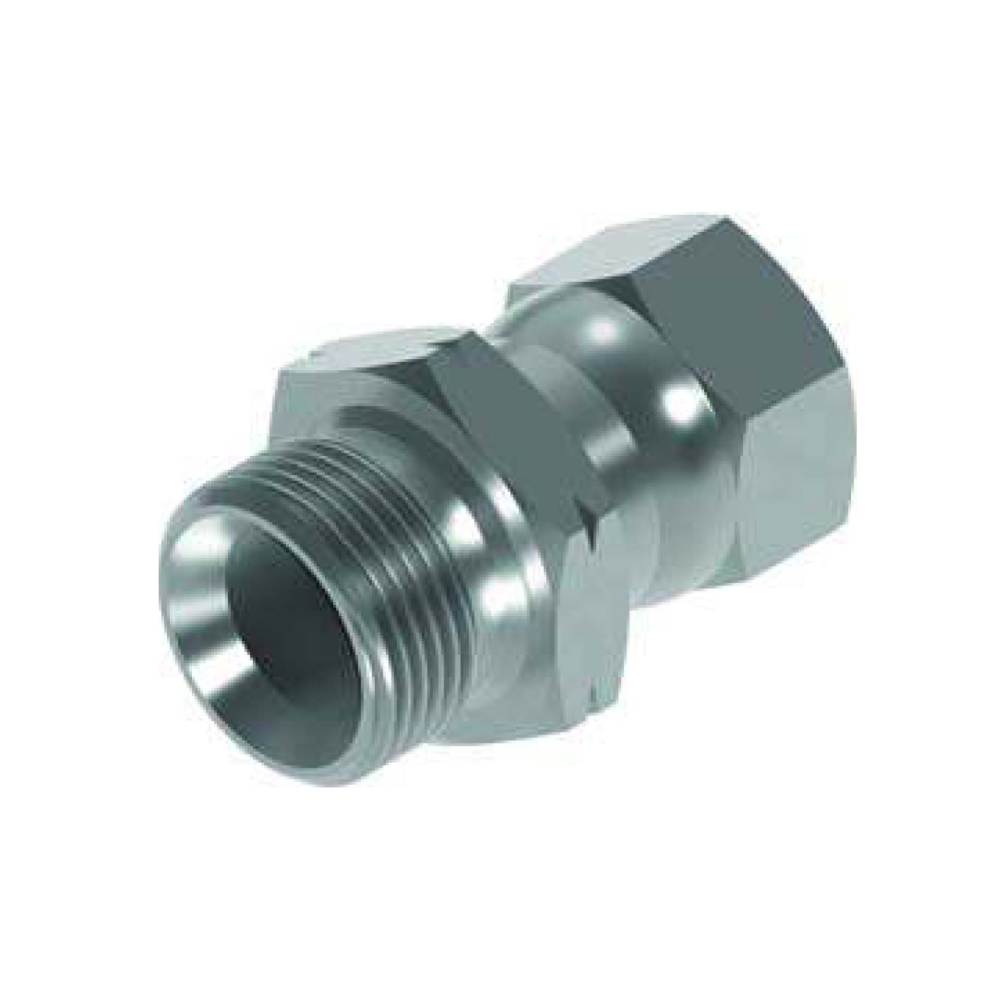 M12 1.5mm Pitch x 1/2 JIC M/F Hydraulic Adaptor