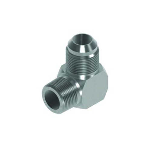 1/8 BSPT x 7/16 JIC M/M 90° Compact Hydraulic Adaptor