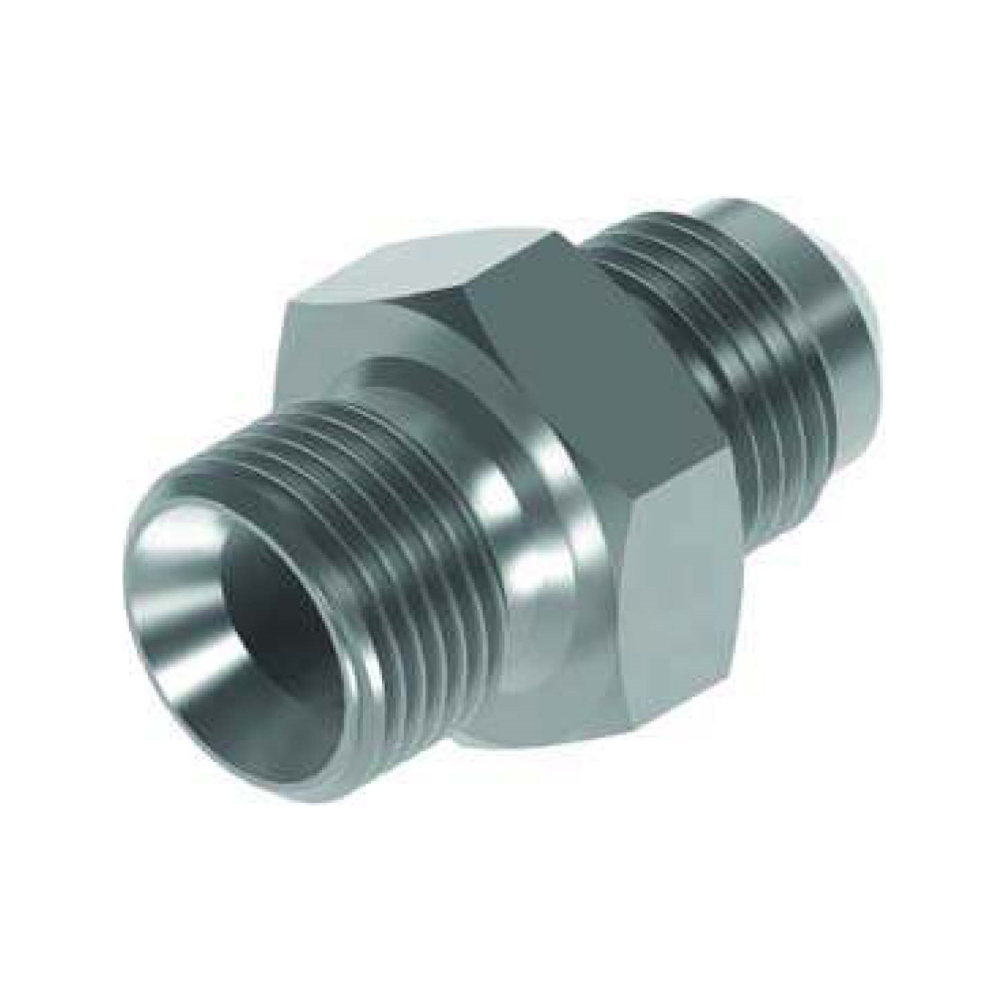 3/8 BSP x 5/8 SAE 45° Ext Flare M/M Hydraulic Adaptor