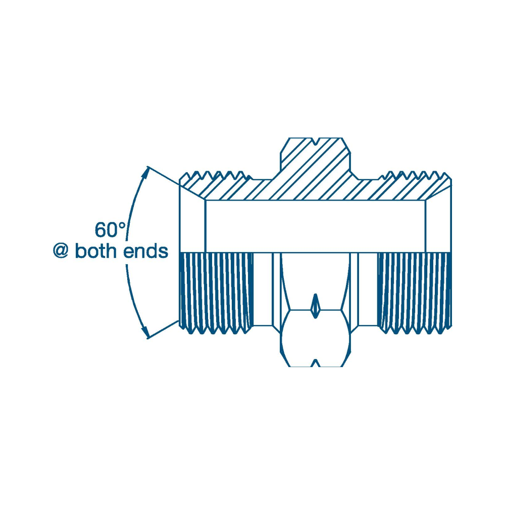 M18 x M18 M/M 1.5mm PITCH Hydraulic Adaptor