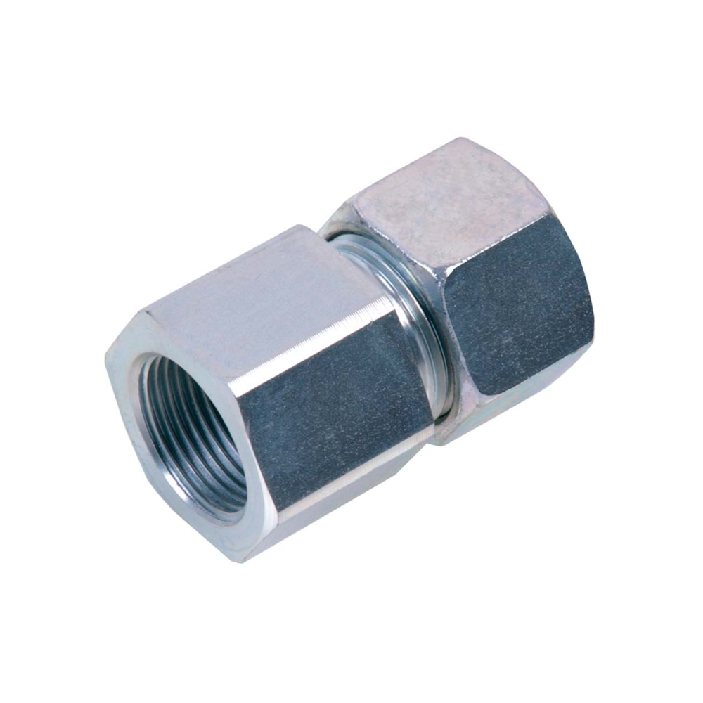 14mm Tube OD x 1/2" BSP Male Stud Coupling 60° Coned