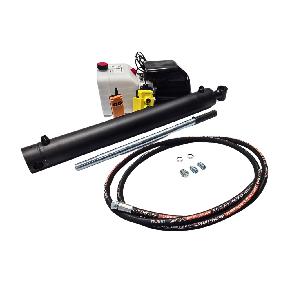 24V DC S/A Trailer Kit 2.5 Tonne, 400mm Stroke, Wireless + Backup Handpump