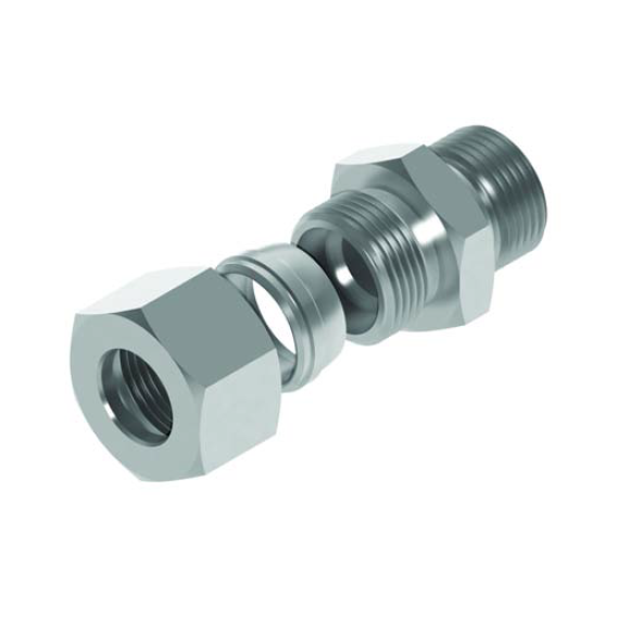 M16 (8S) x 1/4 BSP Coned M/M - Complete Hydraulic Adaptor