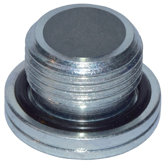 Steel Zinc-coated steel plug with magnetic insert 1/4" BSP TCEM/V