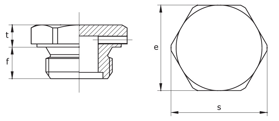 Steel Neutral Filling Plug with Breather 1/4" BSP TCF/V