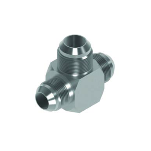 7/16 x 7/16 x 9/16 JIC M/M/M Tee Hydraulic Adaptor