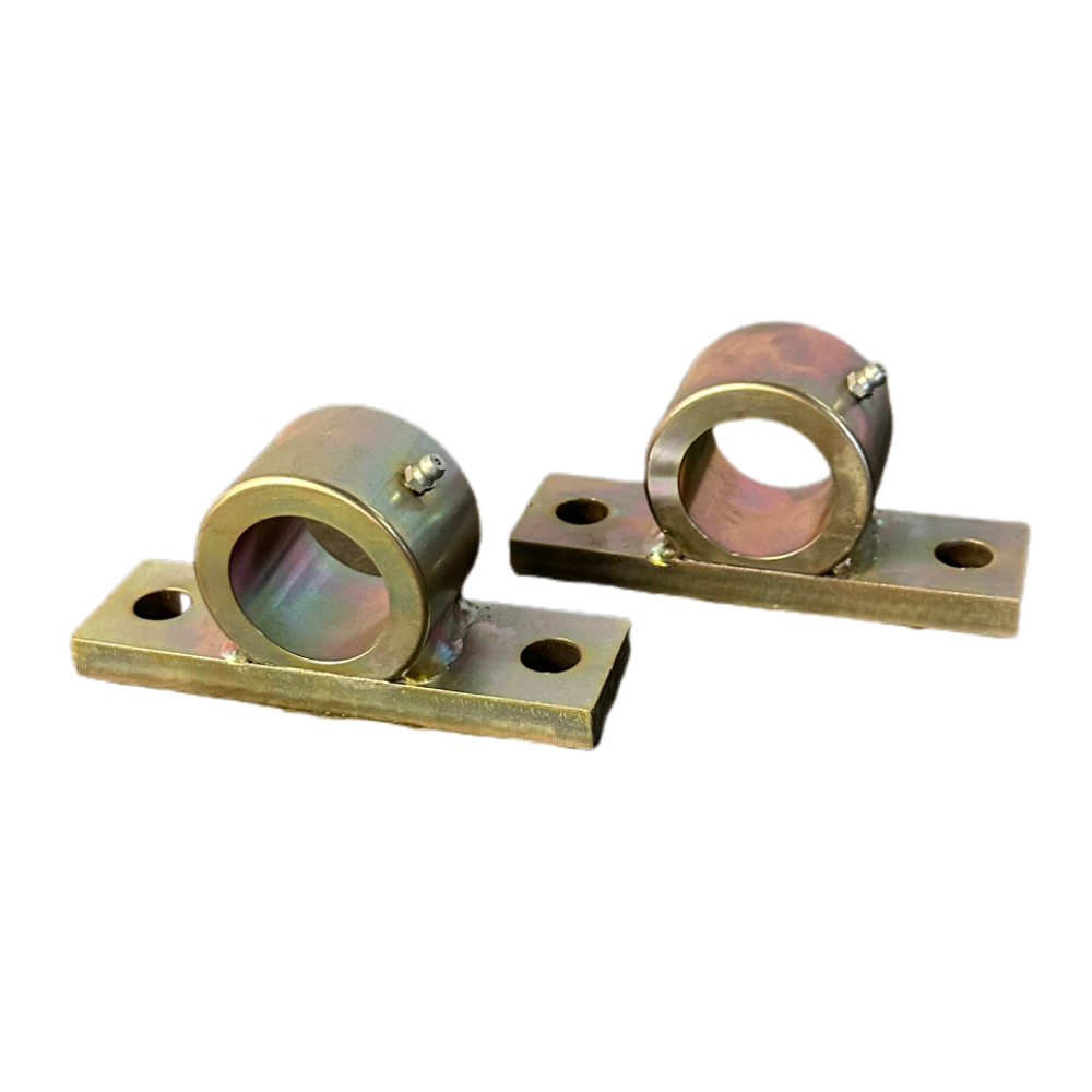 Pair of Mounting Brackets 40mm Bore For Top & Bottom Mounted Telescopic Cylinders