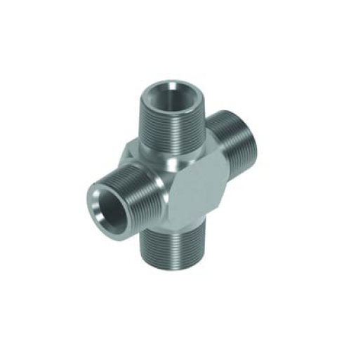 3/4 NPTF Male Cross Hydraulic Adaptor