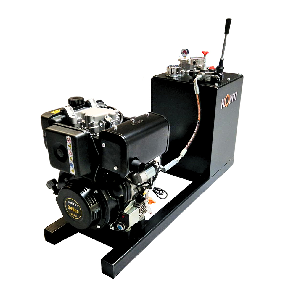 Loncin LC178 Diesel Engine Driven Single Acting Power Unit, 6.5HP, 14.4 L/Min