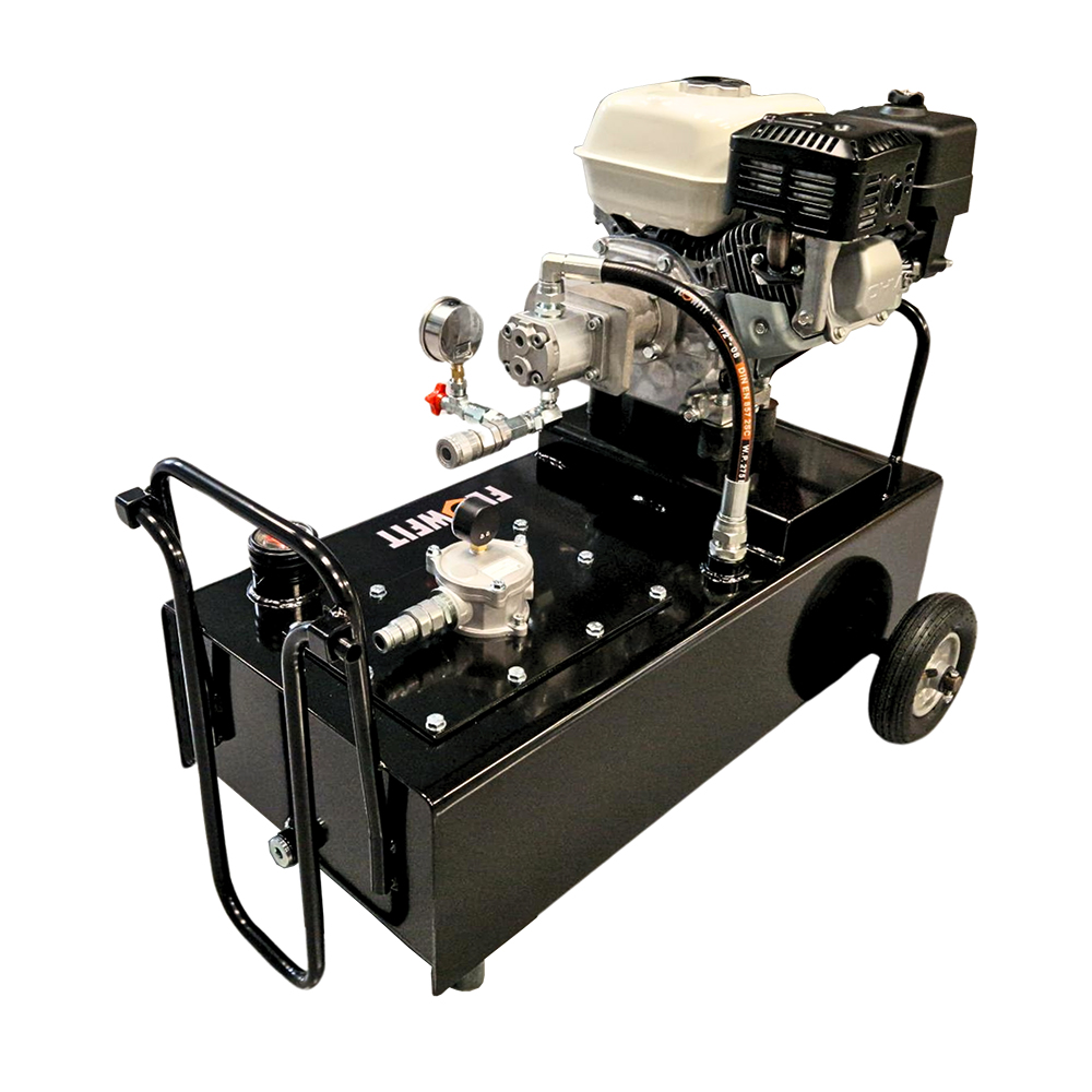 Honda GX390 Petrol Engine Driven, Hydraulic P & T Circuit Power Unit, 13HP, 24 L/Min, 100L Tank