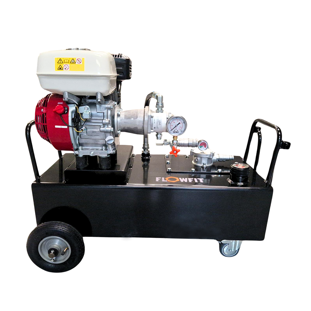 Honda GX390 Petrol Engine Driven, Hydraulic P & T Circuit Power Unit, 13HP, 24 L/Min, 100L Tank