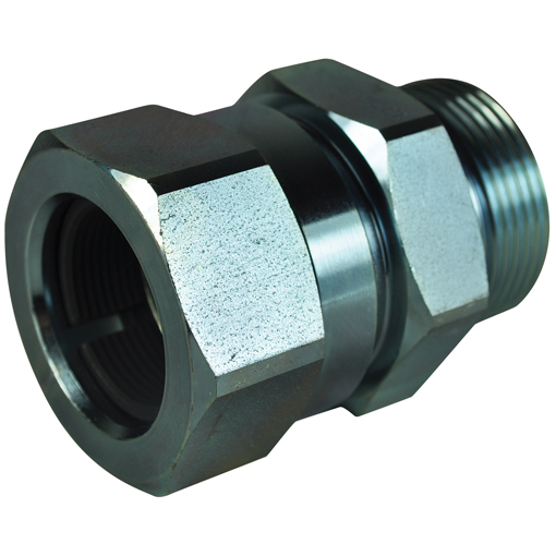 Hydraulic Tube High Pressure Metric Tube Coupling, Male Stud Coupling, 25mm x 1" BSPP