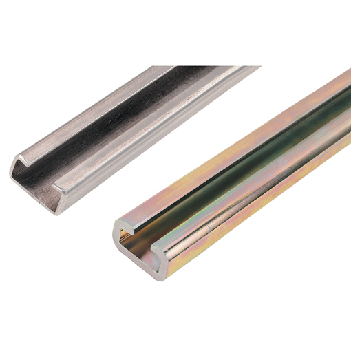 RSB Series Clamping Rails, Series: C, Steel, Length in Metres: 1, Depth in Milimeters: 22