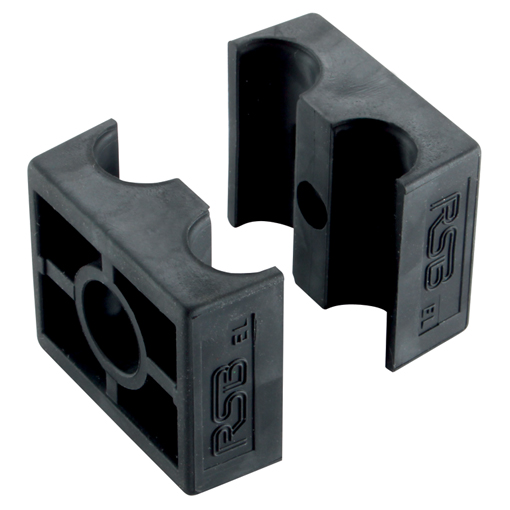 RSB Series B Clamp Halves, Double Rubber, Outside Diameter 12mm, Group 1