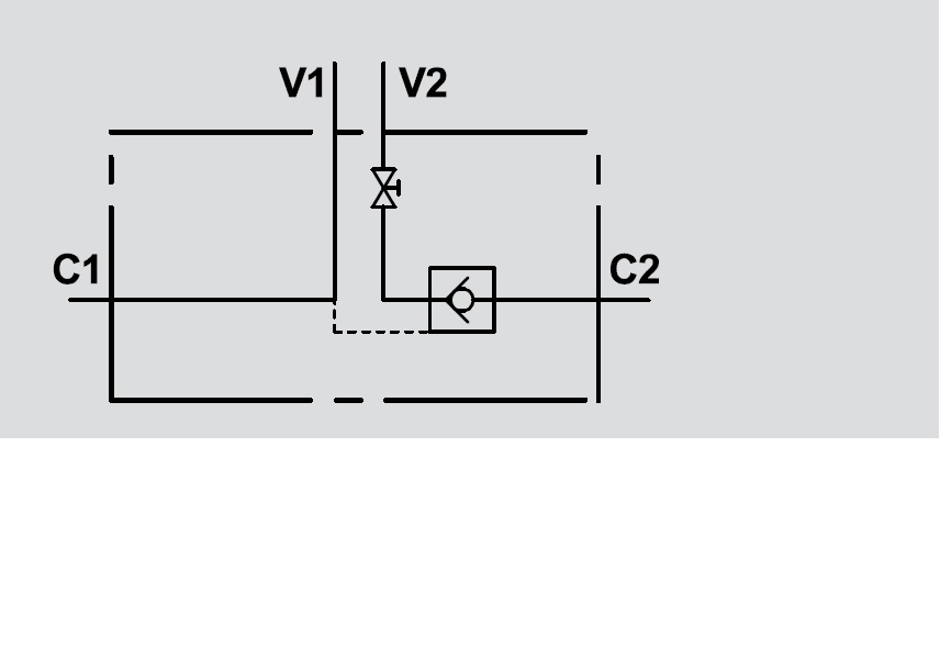 Single Pilot Operated Check Valves With Manual Shut-Off, VBPSE 1/2 L C ...