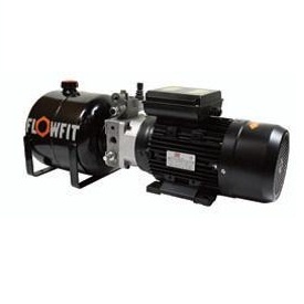 UP100 240V AC 50HZ 1 Phase Double Acting Solenoid Operated Hydraulic Power unit, 1.68 L/min, 5L Tank