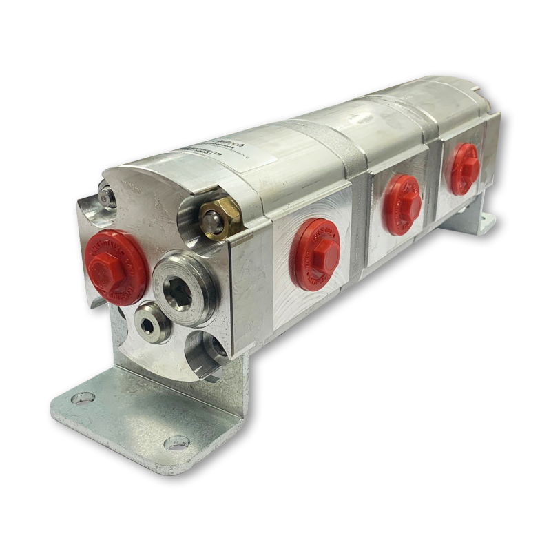 2SF Group Two Geared Flow Divider Left/Right Inlet, 3 Way, 79.5L/Min, 11cc/Rev